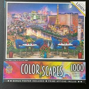 COMPLETE Las Vegas 1000 piece city Jigsaw Puzzle